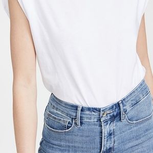 NWT Good American Strong Shoulder Tee